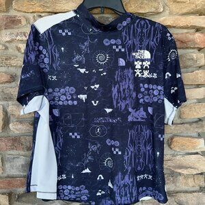 The North Face Women's Trailwear Lost Coast S/S Top Purple Black XL XXL NWT